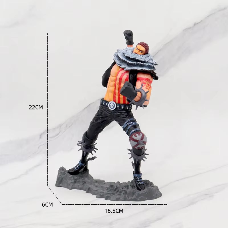 15Cm One Piece Anime Character Katakuri Doll PVC Model Doll Collection Toy Gift for Children