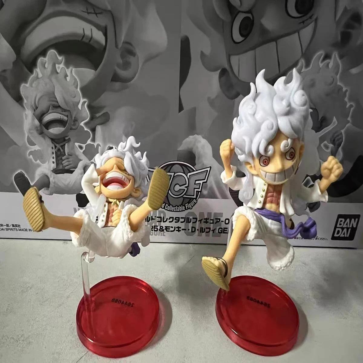 2 Style Mini Presale One Piece Anime Cutes Luffy Gear 5 Figurine Sun God Nikka 10Cm PVC Action Figures Adult Model Toys for Boys