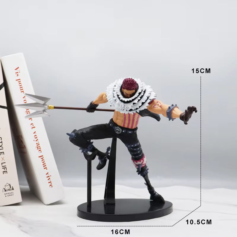 15Cm One Piece Anime Character Katakuri Doll PVC Model Doll Collection Toy Gift for Children