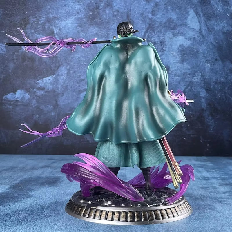 New One Piece Anime Figure Bath Blood Roronoa Zoro PVC 21Cm Action Figure Collection Exquisite Model Birthday Gifts Figurine