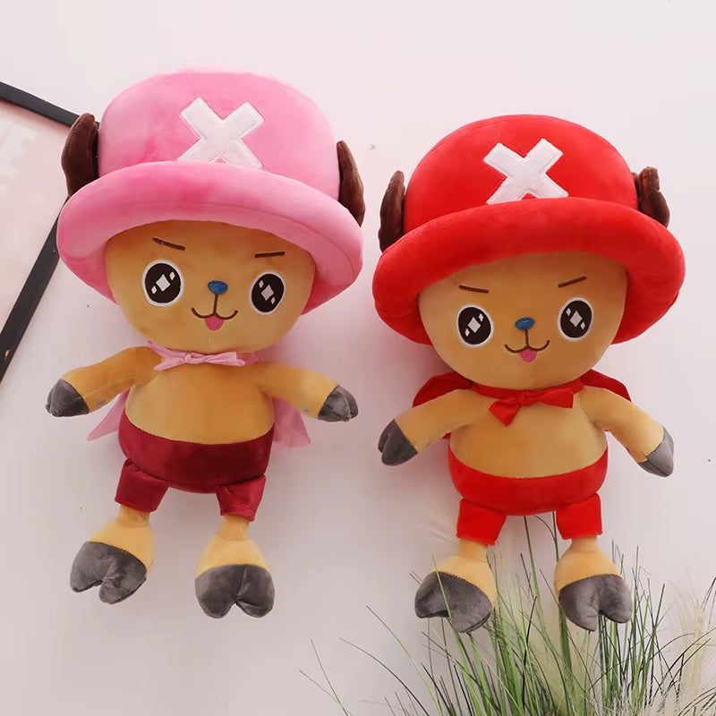 4 Styles One Piece Anime Figure Tony Tony Chopper 35Cm Stuffed Plush Doll Toy Bedroom Decoration for Kid Xmas Gift Toy