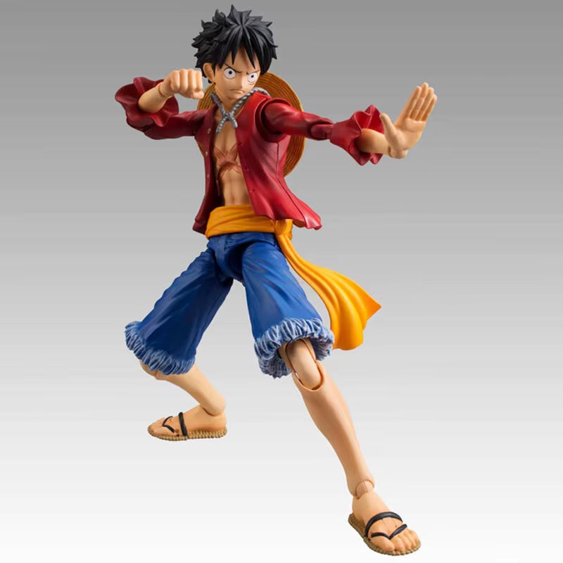 One Piece Anime Action Figures 18Cm Luffy Roronoa Zoro Ace Variable Articulated Movable Joints Collection Model Toy Kid Xma Gift