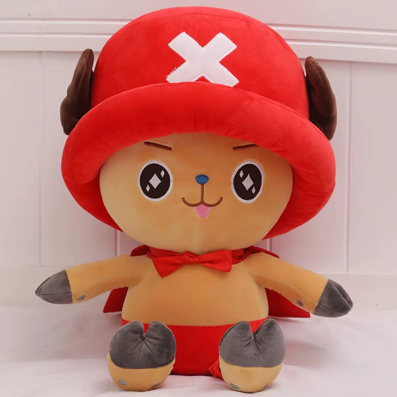 4 Styles One Piece Anime Figure Tony Tony Chopper 35Cm Stuffed Plush Doll Toy Bedroom Decoration for Kid Xmas Gift Toy