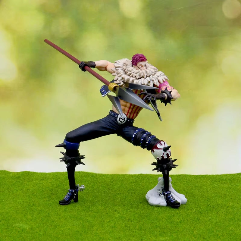 15Cm One Piece Anime Character Katakuri Doll PVC Model Doll Collection Toy Gift for Children