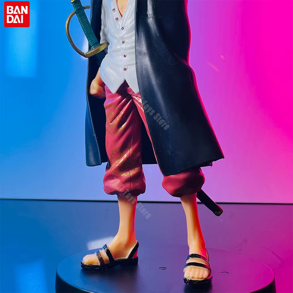 New 18Cm One Piece Anime Figure Red Hair Shanks Action Figures Cartoon Figure Model PVC Doll Collection Decoration Kid Toy Gift