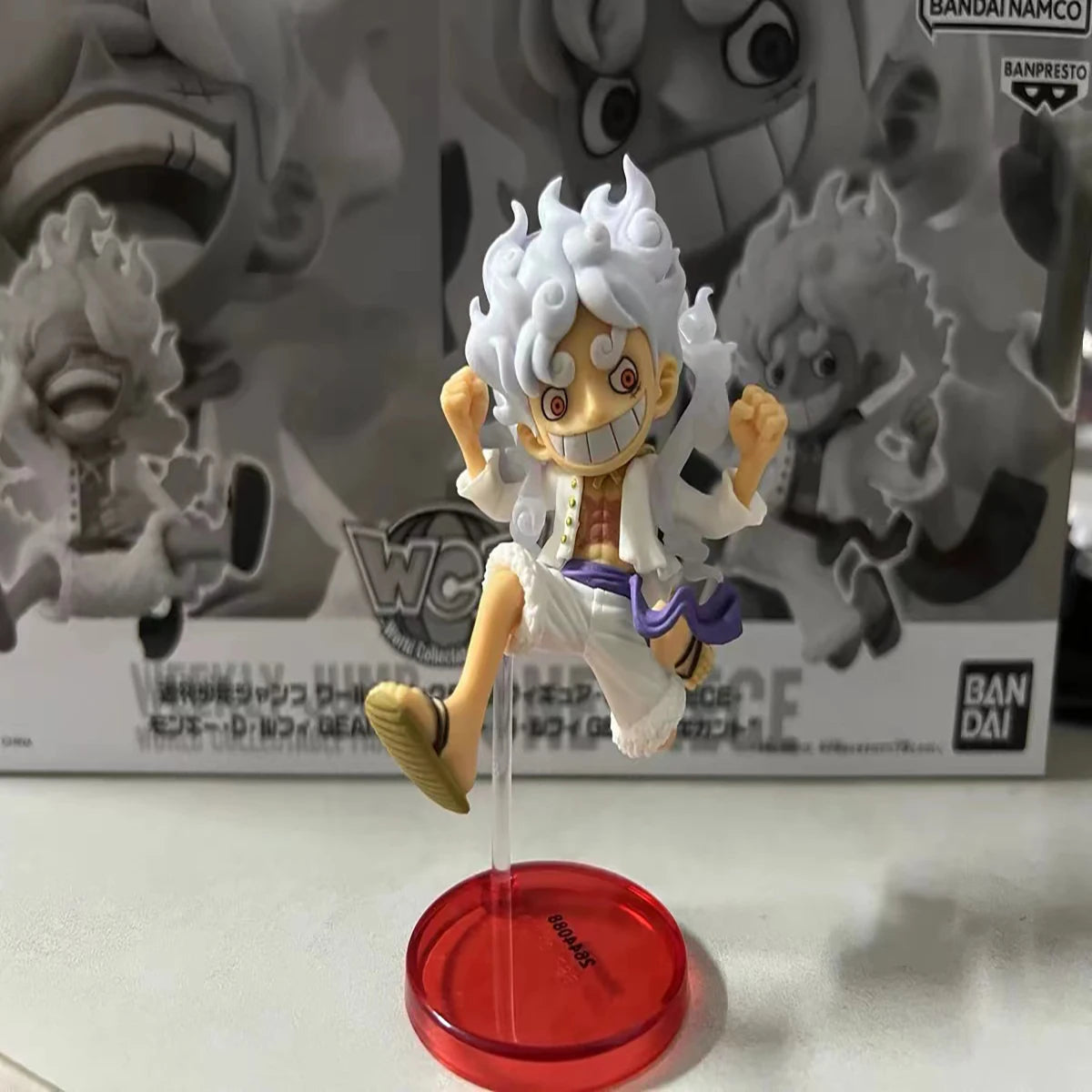 2 Style Mini Presale One Piece Anime Cutes Luffy Gear 5 Figurine Sun God Nikka 10Cm PVC Action Figures Adult Model Toys for Boys