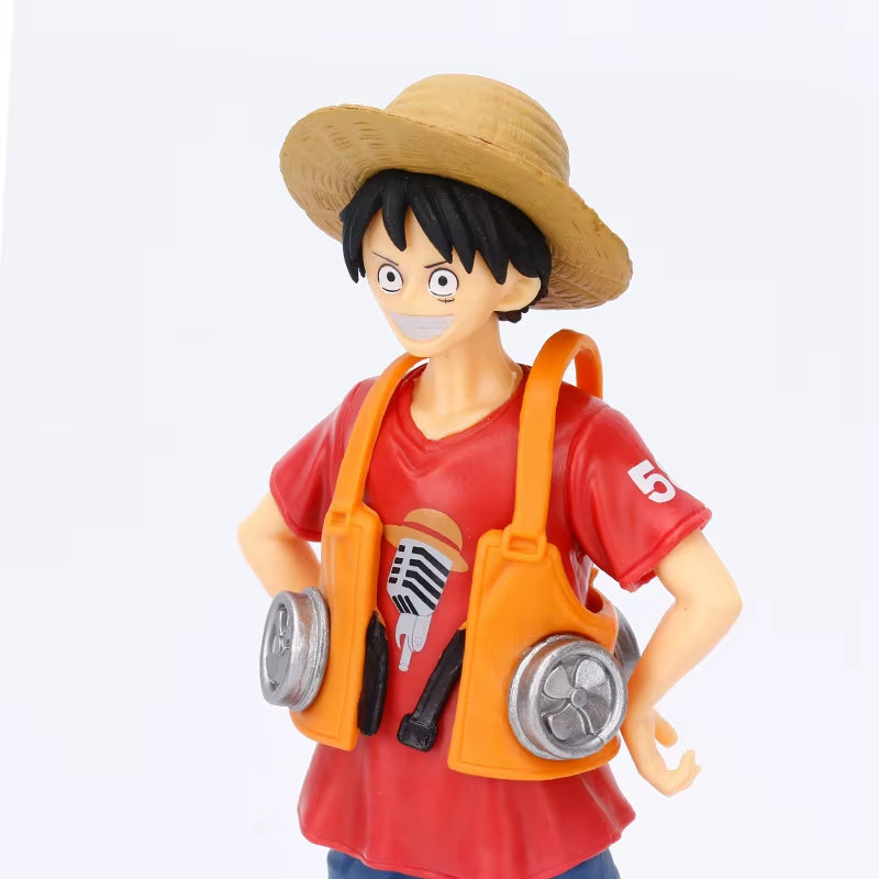 17Cm Anime Peripherals One Piece Anime Figures Monkey D. Luffy Standing Action Figure Collection Model Doll Ornaments Toys Gifts