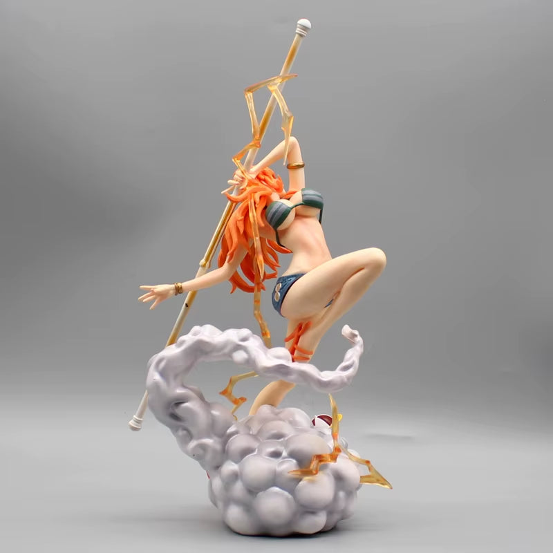 One Piece Anime Figures 29Cm Nami Action Figurine Trousers and Shorts Statue PVC Ornament Collectible Model Decoration Toy Gift
