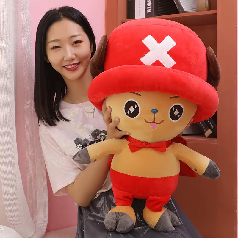 4 Styles One Piece Anime Figure Tony Tony Chopper 35Cm Stuffed Plush Doll Toy Bedroom Decoration for Kid Xmas Gift Toy