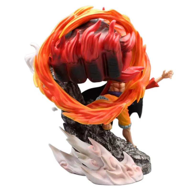 25Cm One Piece Anime Figure Luffy Gear 4 Figures Monkey D Luffy Figurine PVC Statue Model Doll Collectible Room Decora Toy Gifts