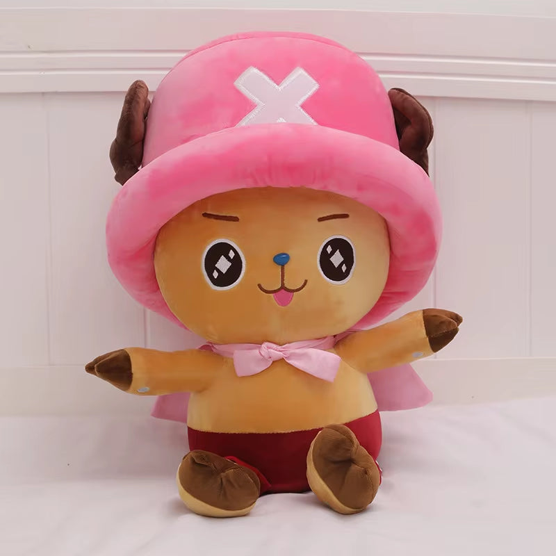 4 Styles One Piece Anime Figure Tony Tony Chopper 35Cm Stuffed Plush Doll Toy Bedroom Decoration for Kid Xmas Gift Toy