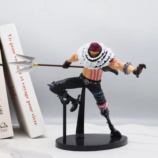 15Cm One Piece Anime Character Katakuri Doll PVC Model Doll Collection Toy Gift for Children