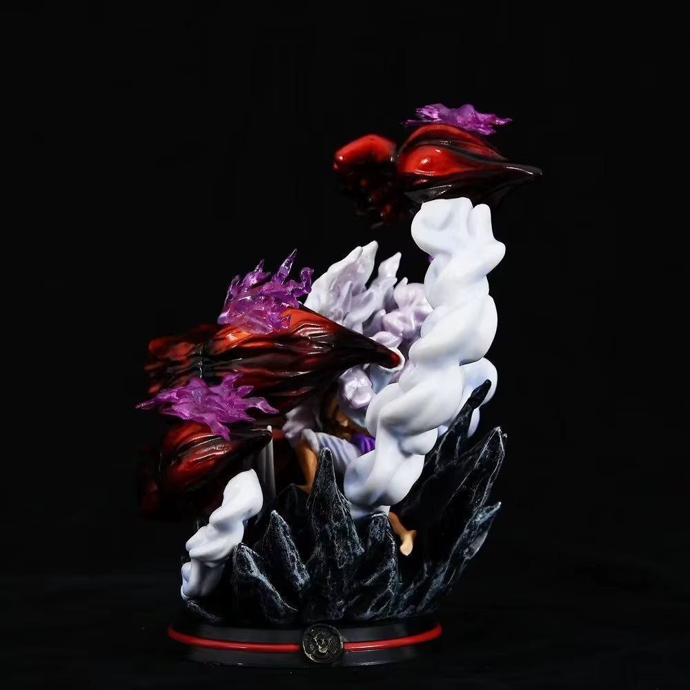One Piece Anime Series Tian Hua Duo Quan Nika, Five Level Road Flying Ghost Island Figurine Exquisite Model Gift