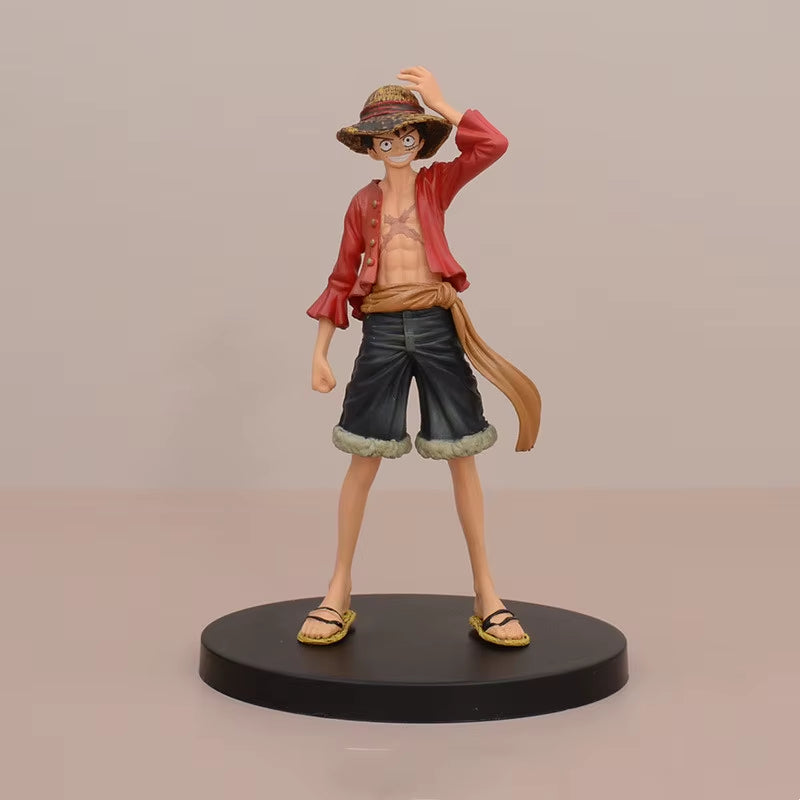 2Pcs/Lot 16CM One Piece Anime Usopp Monkey D Luffy Action Figure Model Dolls Collection Children'S Gift Desktop Decoration