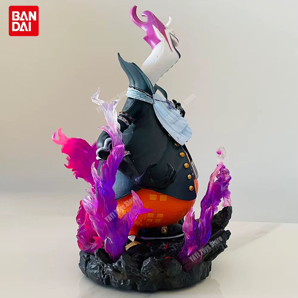 One Piece Anime Figure GK Devil Gekko Moria with Light Statue Decoration Model Desktop Collection Toys Gift