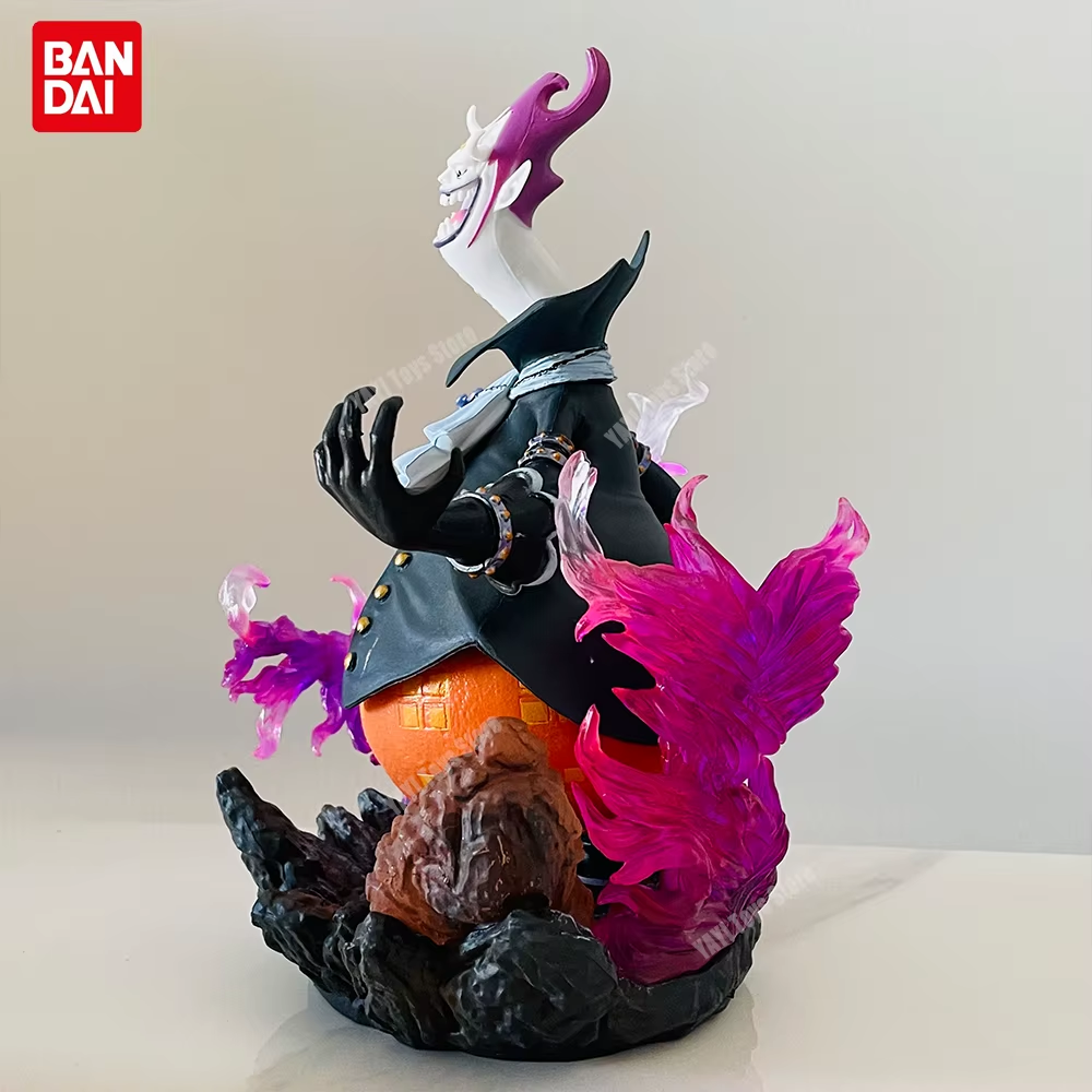One Piece Anime Figure GK Devil Gekko Moria with Light Statue Decoration Model Desktop Collection Toys Gift