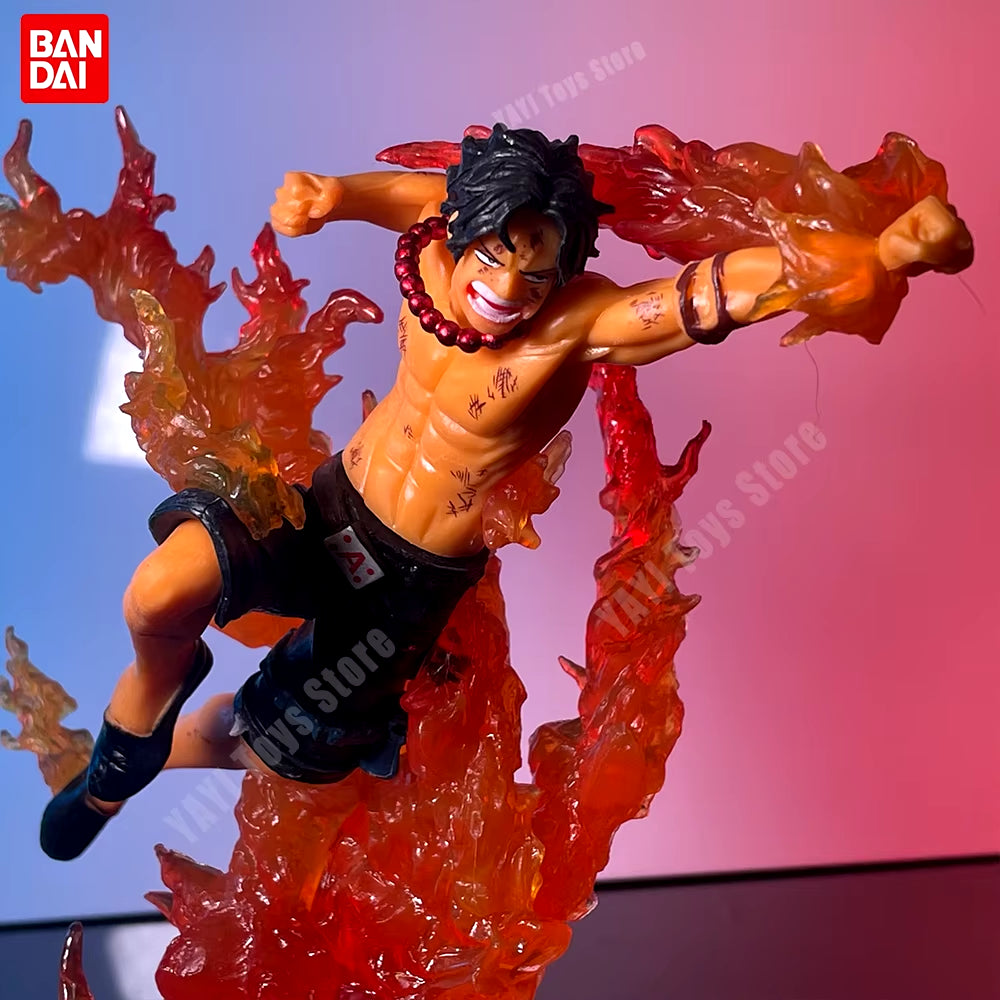 New One Piece Anime Figure GK Portgas D. Ace Action Figure PVC Collection Cartoon Model Doll Gift Toys Decoration