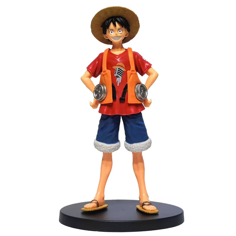 17Cm Anime Peripherals One Piece Anime Figures Monkey D. Luffy Standing Action Figure Collection Model Doll Ornaments Toys Gifts