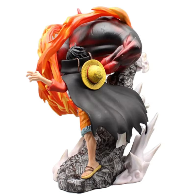 25Cm One Piece Anime Figure Luffy Gear 4 Figures Monkey D Luffy Figurine PVC Statue Model Doll Collectible Room Decora Toy Gifts
