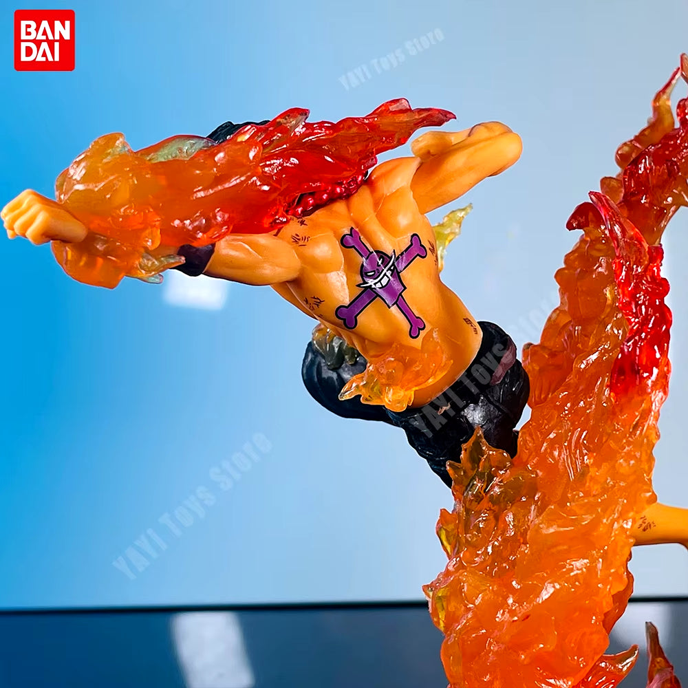 New One Piece Anime Figure GK Portgas D. Ace Action Figure PVC Collection Cartoon Model Doll Gift Toys Decoration